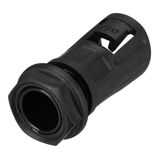 Atkore Koreflex 12mm Male Flexible Conduit Straight Gland - Nylon Black (Sold in 1's)