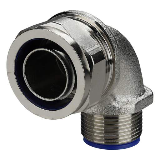 Flexicon LTP Range 25mm Male Fixed 90˚ Elbow Liquid Tight Conduit Gland (Pack of 10)