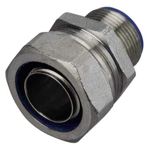 Flexicon LTP Range 25mm Stainless Steel Male Fixed Liquid Tight Gland (Sold in 1's)