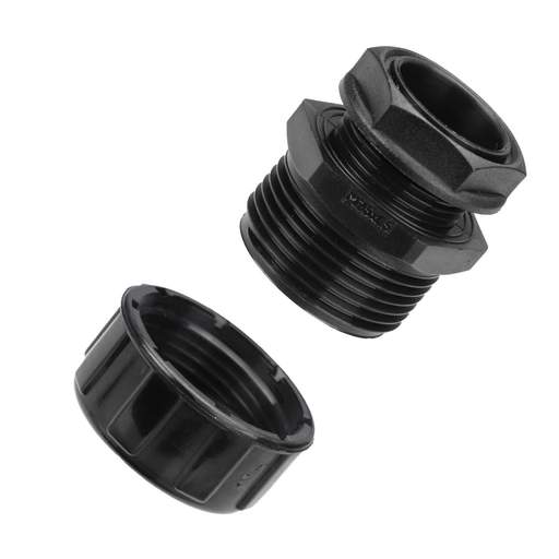Flexicon MP-25-M25B 25mm Straight Male Flexible Conduit Gland (Sold in 1's)