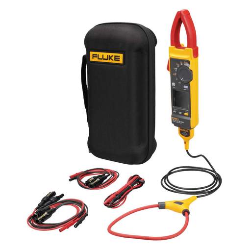 Fluke 393FC TRMS Clamp Meter with iFlex and MC4 Solar Lead Set