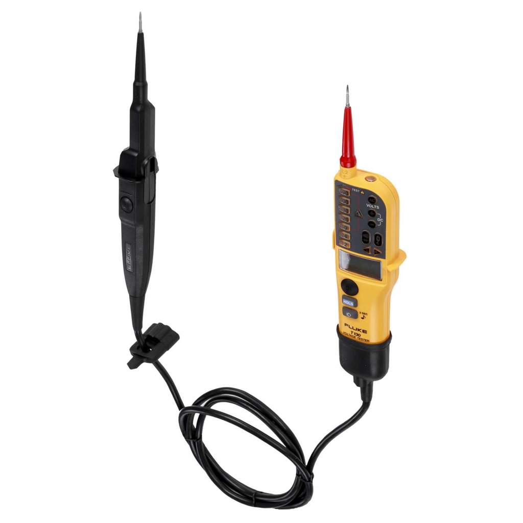 Fluke T90 Tester a due poli per continuità, tensione, indicatore LED | Batter Fly