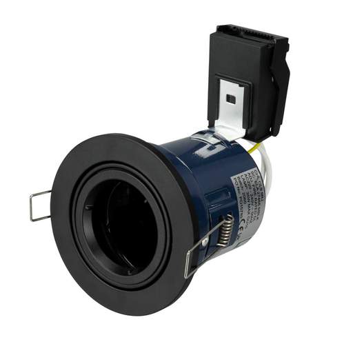 Forum Yate GU10 Fire Rated Adjustable Downlight Matt Black