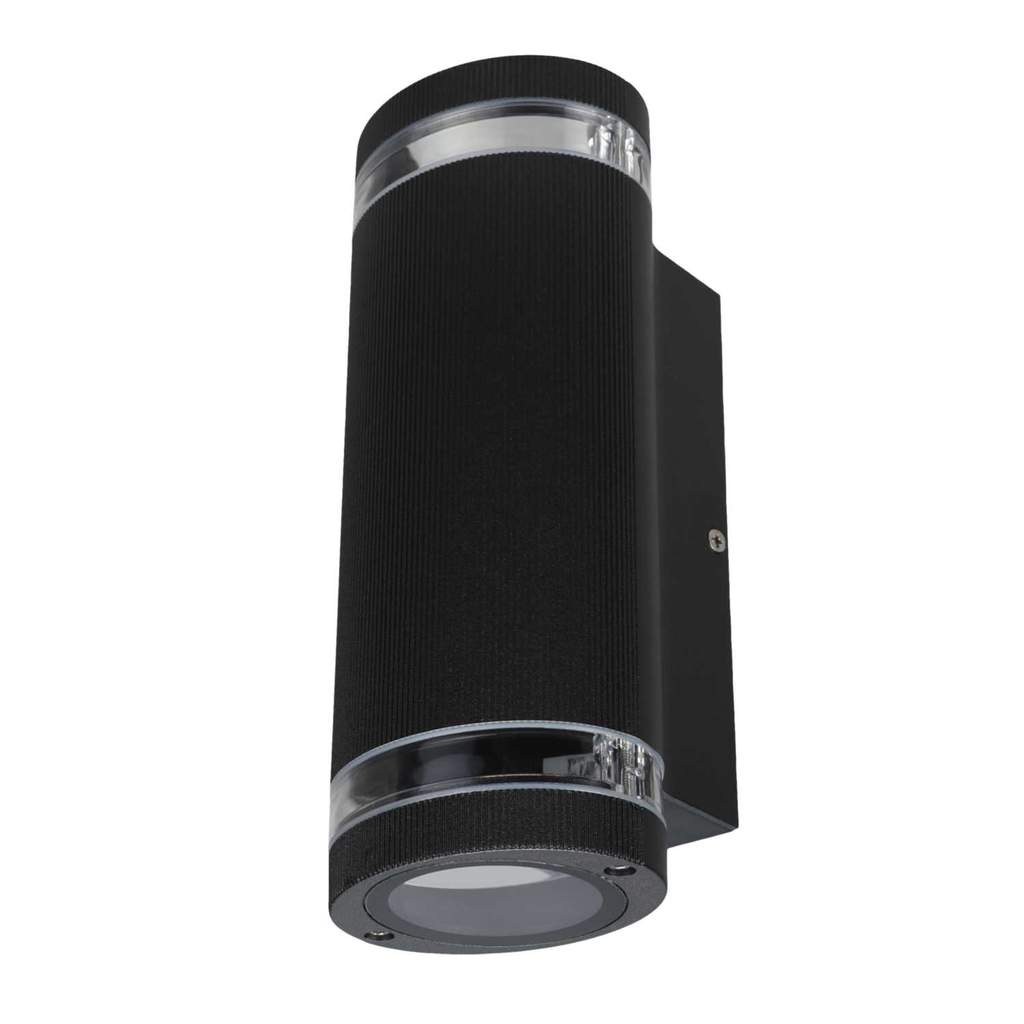 Forum Helix GU10 Up / Down Wall Light Black (ZN-35594-BLK) | CEF