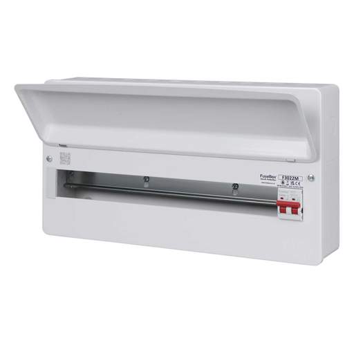 Fusebox 22 Way Consumer Unit with 100A Main Switch