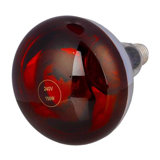 Fusion 150W ES R125 Infrared Reflector Lamp Red