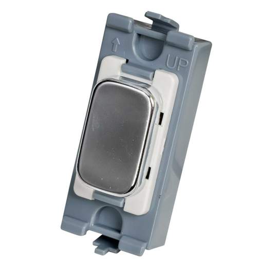 Schneider Lisse Deco Grid Blank Polished Chrome