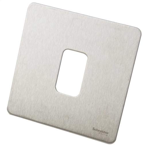 Schneider GET Ultimate 1 Gang Grid Front Plate Painted White