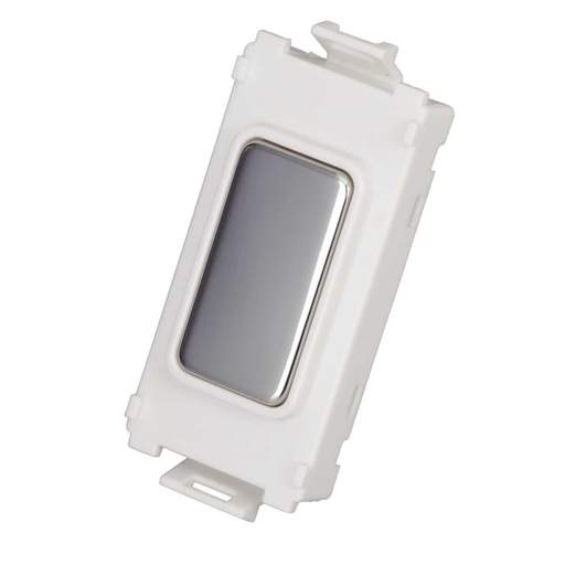Schneider GET Ultimate Grid Blank Mirror Steel White Insert