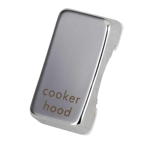 Schneider GET Ultimate Grid Switch Rocker Cap marked Cooker Hood Mirror Steel ( Pack of 6)