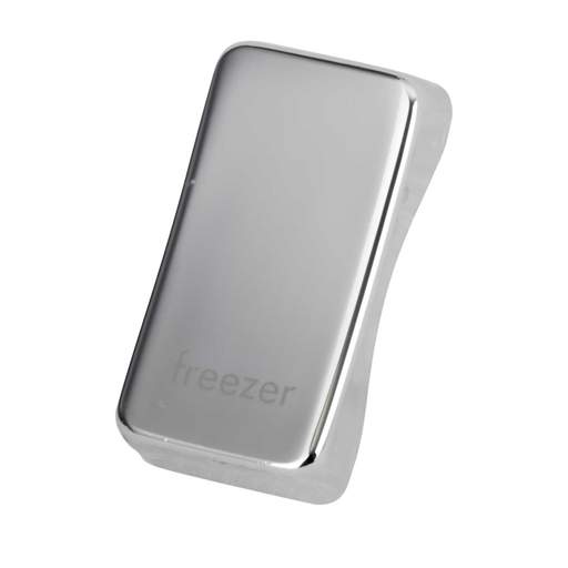 Schneider GET Ultimate Grid Switch Rocker Cap marked Freezer Mirror Steel (Pack of 6)