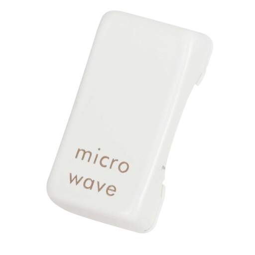 Schneider GET Ultimate Grid Switch Rocker Cap marked Microwave Painted White (Pack of 6)