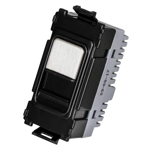 Schneider GET Ultimate Master Telephone Grid Outlet Stainless Steel Black Insert