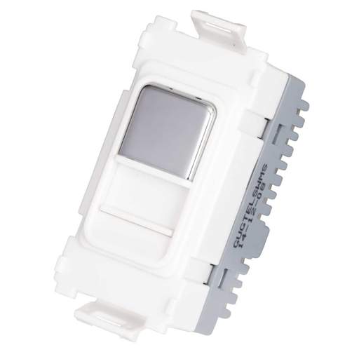 Schneider GET Ultimate Master Telephone Grid Outlet Mirror Steel White Insert