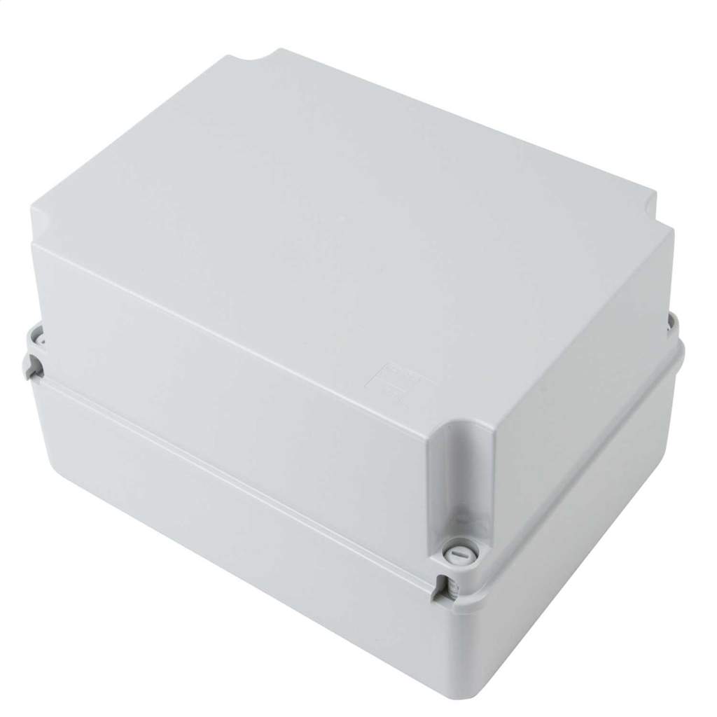 Gewiss 316mm x 236mm x 188mm PVC Adaptable Box with Deep Lid Grey