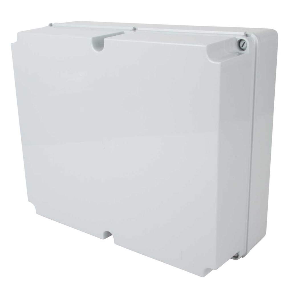 Gewiss 474mm x 396mm x 188mm PVC Adaptable Box with Deep Lid Grey