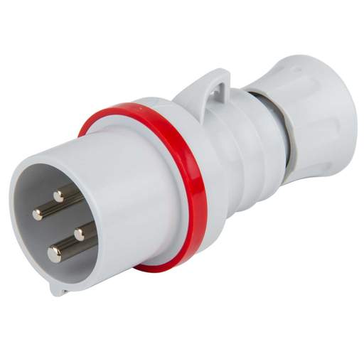 Gewiss 16A 3 Pin + Earth 415V Plug IP44