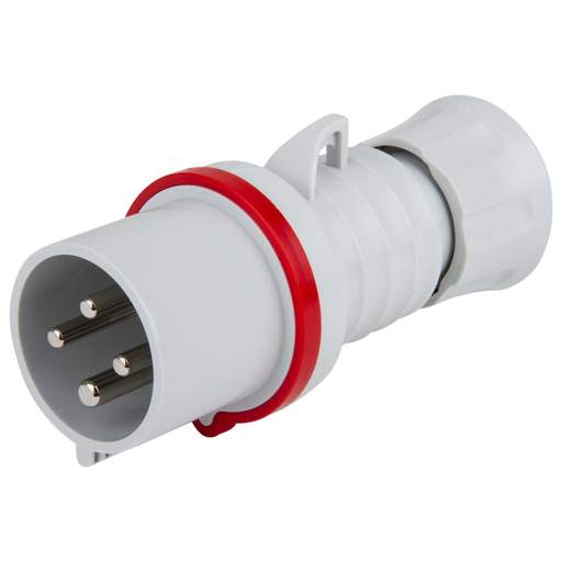 Gewiss 32A 3 Pin + Earth 415V Plug IP44