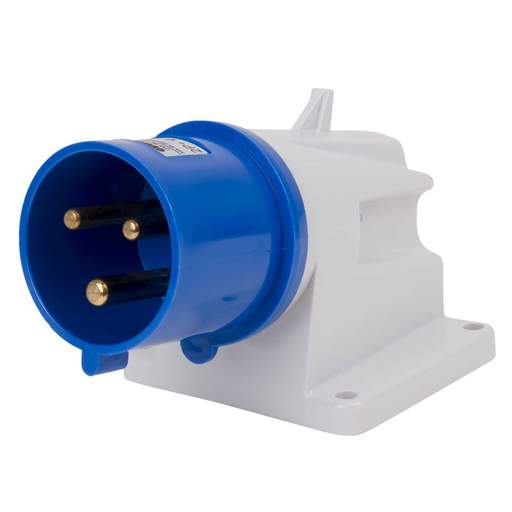 Gewiss 32A 2 Pin + Earth 230V Angled Appliance Inlet IP44