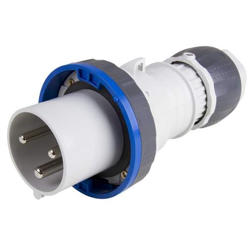 Gewiss 63A 2 Pin + Earth Plug 230V IP67