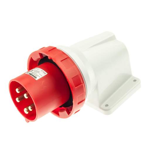 Gewiss 63A 3 Pin + Neutral + Earth 415V Wall Mounted Appliance Inlet IP67