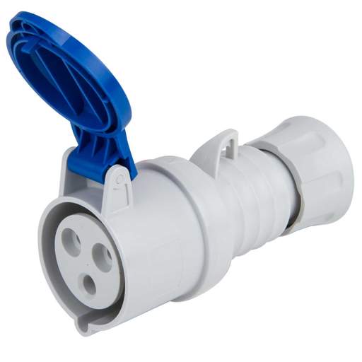 Gewiss 32A 2 Pin + Earth 230V Coupler IP44