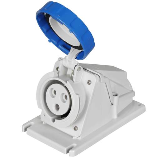 Gewiss 32A 2 Pin + Earth 230V Wall Mounted Socket IP67