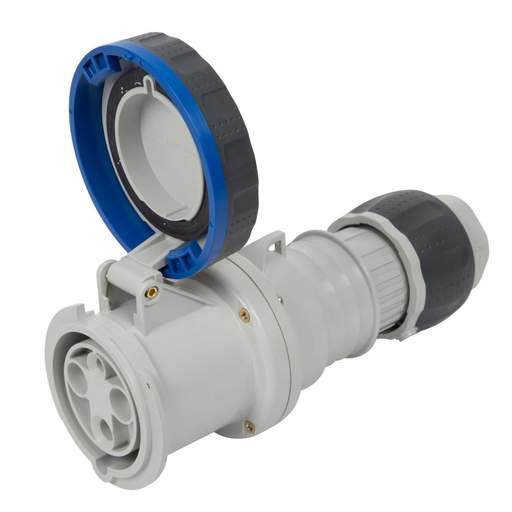 Gewiss 63A 2P+E 230V Trailing Coupler IP67