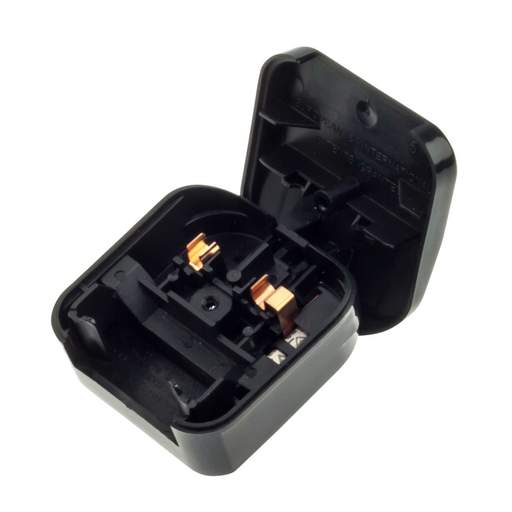 Greenbrook 3A Euro Plug Converter Black