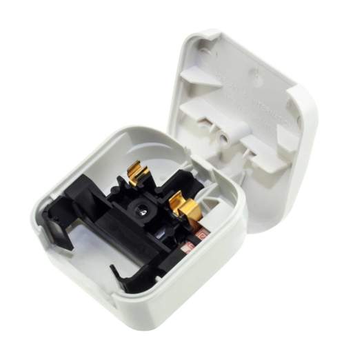 Greenbrook 3A Euro Plug Converter White