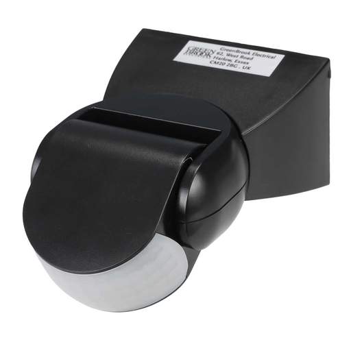Greenbrook Orion 180° PIR Motion Detector IP65 Black