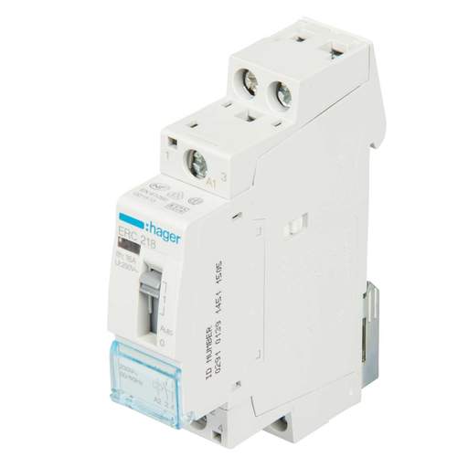 Hager 230V 50Hz  Relays 1 NC + 1 NO