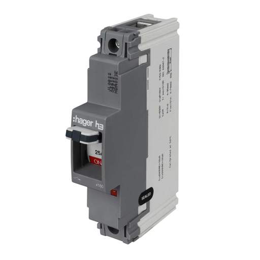 Hager 25A Single Pole 18kA H3 MCCB