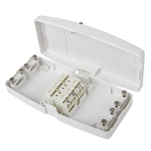 Hager Ashley 32A 3 Terminal Maintenance Free Junction Box White