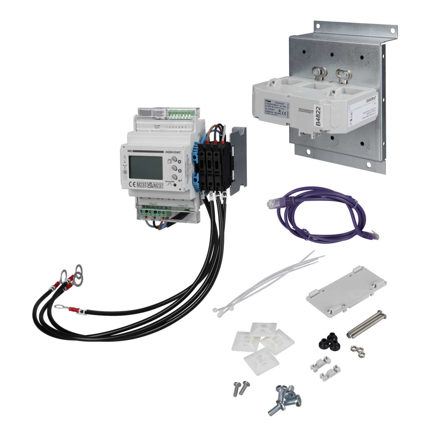 Hager 400A JF Multifunction Meter Pack Pulsed and Modbus MID