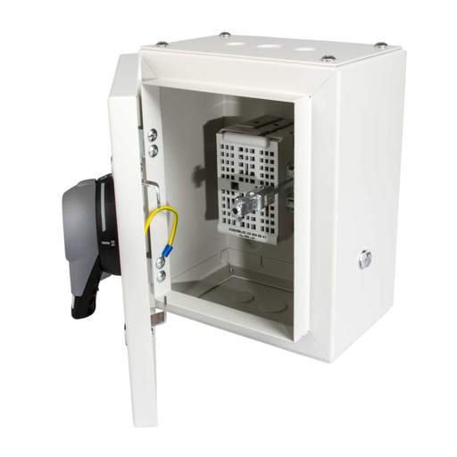Hager 20A TP+N Metal Fused Switch
