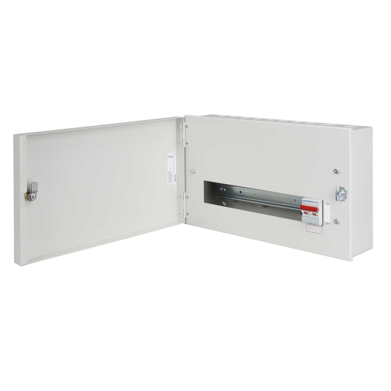 Hager 100A 14 Way Type A SP+N Metalclad Distribution Board with
