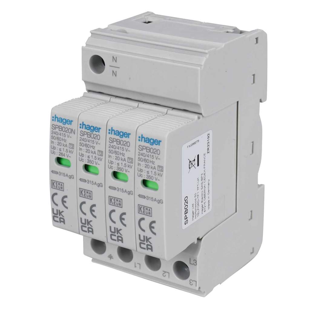 Hager WK100 - kallysta - presa 2P+T 16A 250V - SanVis
