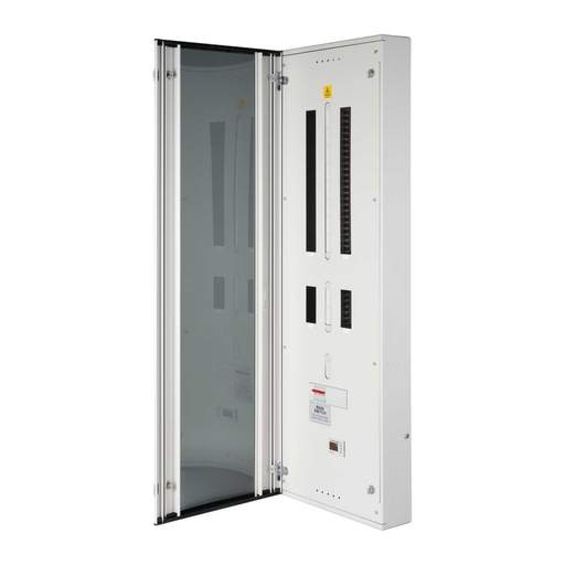 Hager 4+16 Way Dual Metered TP+N Power and Lighting Board with 125A Incomer