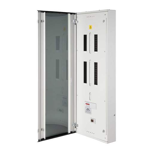 Hager 8+6 Way Dual Metered TP+N Power and Lighting Board with 125A Incomer