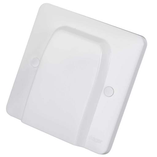Hager Sollysta 20A Flex Outlet Plate White