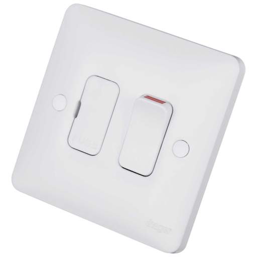 Hager Sollysta 13A DP Switched Fused Spur White