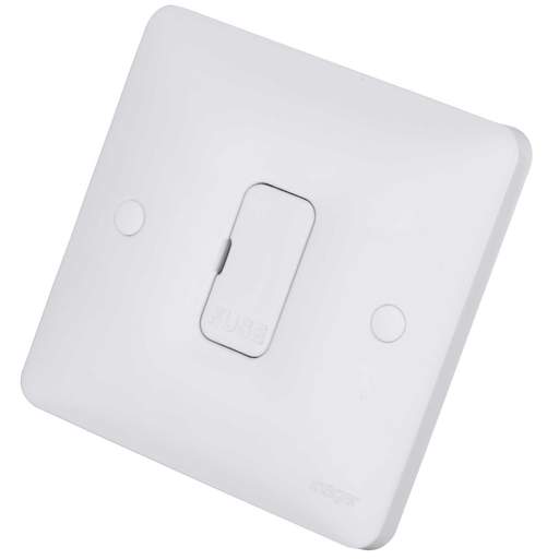 Hager Sollysta 13A Unswitched Fused Spur White