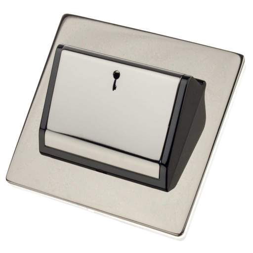 Hamilton Sheer Hotel Key Card Switch Black Insert Black Nickel