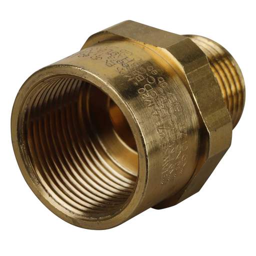 Hawke M20 Male x M25 Female EXD / EXE Brass Adaptor (Sold in 1's)