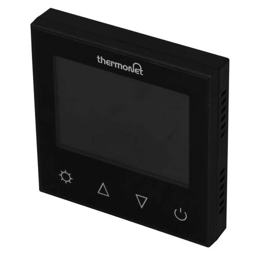 ThermoSphere Thermotouch 7.6iG Glass Programmable Underfloor Heating Controller Black