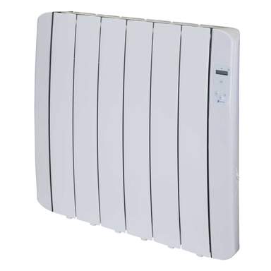 Welland Radiators Haverland 1kW LCD Curved Smart Electric Radiator with Wi-Fi (ECO ...