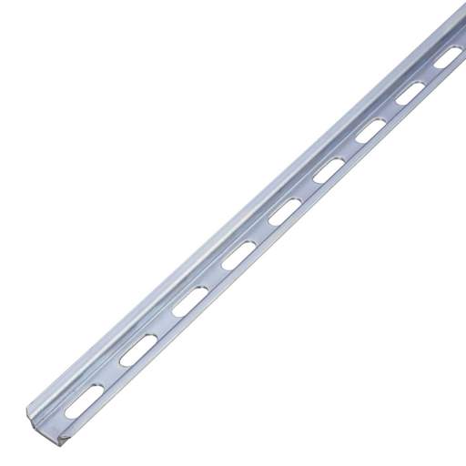 Hellermann 15mm Mini Top Hat DIN Rail Slotted (2m Length)
