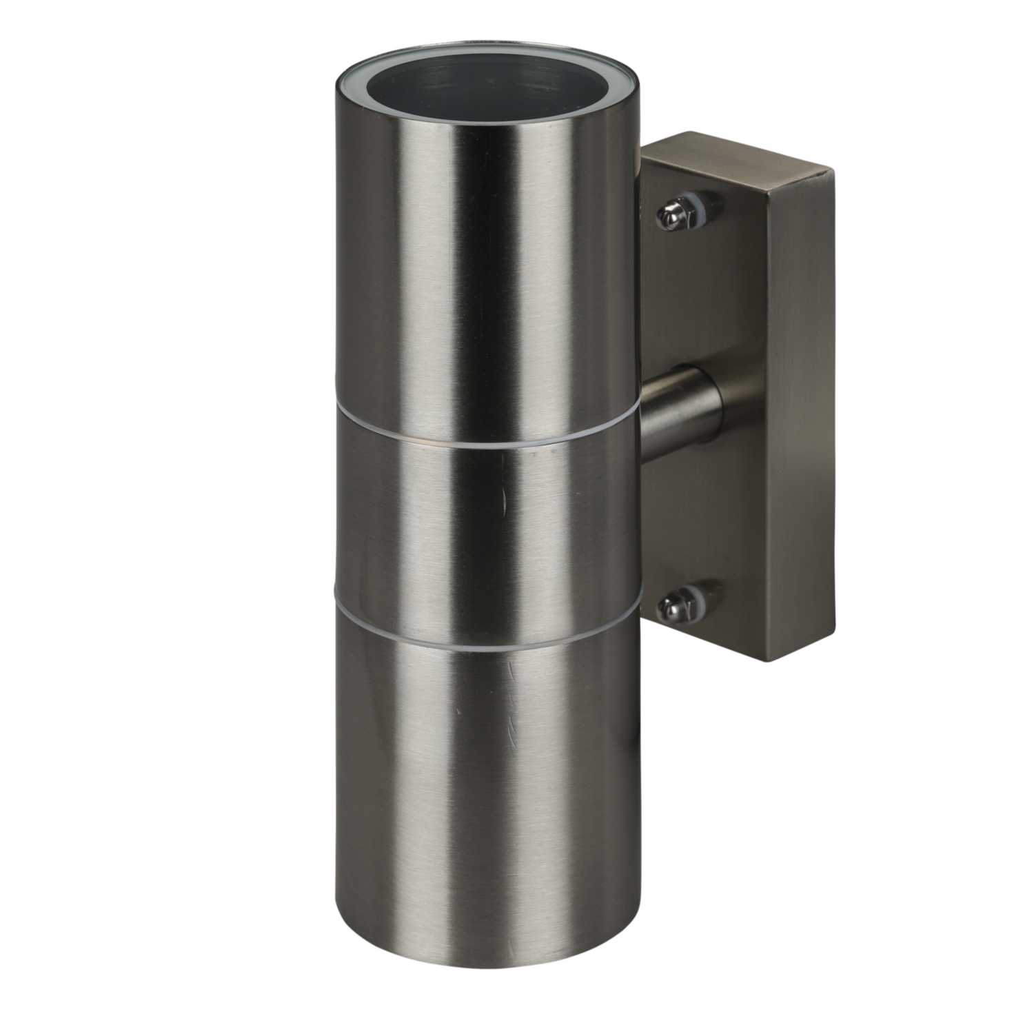 Hispec Up/Down GU10 Wall Light - Stainless Steel (HSLEDUL) | CEF