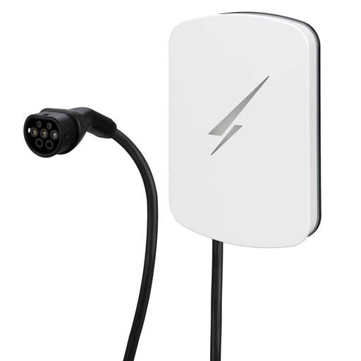 Hypervolt Home 3 Pro EV Charger 7kW with 32A Type 2 5m Tethered Lead Ultra White